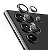 Samsung Galaxy S23 Ultra Siyah Metal Kamera Lens Koruyucu