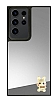 Samsung Galaxy S23 Ultra Papyonlu Tavan Figrl Aynal Silver Rubber Klf