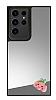 Samsung Galaxy S23 Ultra Pembe Bulut Figrl Aynal Silver Rubber Klf