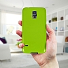 Samsung Galaxy S5 Yeil Silikon Klf - Resim: 1