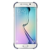 Samsung Galaxy S6 Edge Orjinal Metalik Dark Silver Kenarl Kristal Klf - Resim 6