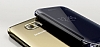 Samsung Galaxy S6 Orjinal Clear View Uyku Modlu Dark Blue Klf - Resim 4