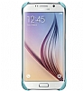 Samsung i9800 Galaxy S6 Orjinal Ak Mavi Rubber Klf - Resim 1