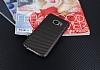 Samsung Galaxy S7 Edge Karbon Grnml Kahverengi Rubber Klf - Resim 1