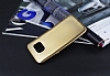 Samsung Galaxy S7 Edge Metalik Gold Silikon Klf - Resim: 2