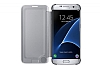 Samsung Galaxy S7 Edge Orjinal Clear View Uyku Modlu Silver Klf - Resim: 5