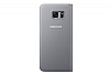 Samsung Galaxy S7 edge Orjinal Pencereli View Cover Silver Klf - Resim 1
