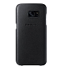 Samsung Galaxy S7 Edge Orjinal Siyah Deri Klf - Resim: 1