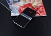 Samsung Galaxy S7 Edge Standl izgili Dark Silver Silikon Klf - Resim: 2