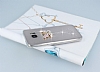 Samsung Galaxy S7 Edge Tal Kelebek effaf Silikon Klf - Resim 2