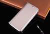 Samsung Galaxy S7 edge nce Yan Kapakl Czdanl Gold Deri Klf - Resim 5