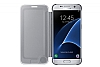 Samsung Galaxy S7 Orjinal Clear View Uyku Modlu Silver Klf - Resim 3