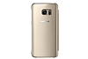 Samsung Galaxy S7 Orjinal Clear View Uyku Modlu Gold Klf - Resim 2