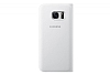 Samsung Galaxy S7 Orjinal Pencereli View Cover Beyaz Klf - Resim 1