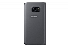 Samsung Galaxy S7 Orjinal Pencereli View Cover Siyah Klf - Resim 1