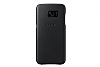 Samsung Galaxy S7 Orjinal Siyah Deri Klf - Resim 1