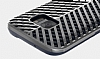 Samsung Galaxy S7 Targa Dark Silver Rubber Klf - Resim: 7