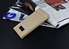 Samsung Galaxy S8 Gizli Mknatsl Yan Kapakl Gold Deri Klf - Resim: 1