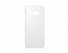 Samsung Galaxy S8 Orjinal Clear Cover Silver Rubber Klf - Resim 3