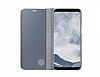 Eiroo Samsung Galaxy S8 Plus Clear View Standl Kapakl Silver Klf - Resim: 2