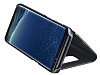Samsung Galaxy S8 Plus Orjinal Clear View Uyku Modlu Standl Siyah Klf - Resim 3