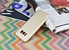 Samsung Galaxy S8 Ultra nce Mat Gold Silikon Klf - Resim: 1