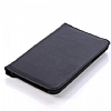 Samsung Galaxy Tab 3 7.0 360 Derece Dner Standl Siyah Deri Klf - Resim 2