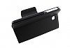 Samsung Galaxy Tab 3 7.0 Czdanl Standl Siyah Deri Klf - Resim 2