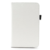 Samsung Galaxy Tab 3 7.0 Standl Beyaz Deri Klf - Resim: 3
