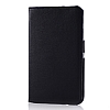 Samsung Galaxy Tab 3 8.0 360 Derece Dner Standl Siyah Deri Klf - Resim 5