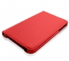 Samsung Galaxy Tab 3 Lite 7.0 360 Derece Dner Standl Krmz Deri Klf - Resim: 4