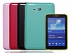 Samsung Galaxy Tab 3 Lite 7.0 Krmz Silikon Klf - Resim 2