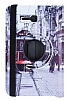 Samsung Galaxy Tab 3 Lite 7.0 Taksim Standl Yan Kapakl Deri Klf - Resim 1