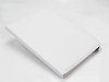Samsung Galaxy Tab 4 10.1 360 Derece Dner Standl Beyaz Deri Klf - Resim 1