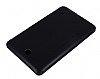 Samsung Galaxy Tab 4 7.0 Standl nce Yan Kapakl Siyah Deri Klf - Resim 1