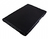 Samsung Galaxy Tab 8.9 360 Derece Dner Standl Siyah Deri Klf - Resim: 4
