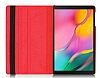 Samsung Galaxy Tab S6 Lite 360 Derece Dner Standl Mor Deri Klf - Resim 2