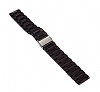 Samsung Galaxy Watch 42 mm effaf Siyah Silikon Kordon