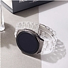 Samsung Galaxy Watch 42 mm effaf Turuncu Silikon Kordon - Resim 3