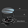 Samsung Galaxy Watch 6 Classic 43 mm Ekran Korumal Beyaz Silikon Klf - Resim: 5