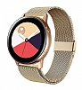 Eiroo Milanese Loop Samsung Galaxy Watch Active 2 Gold Metal Kordon (40 mm)
