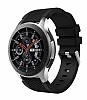 Samsung Galaxy Watch izgili Silikon Siyah Kordon (46 mm)
