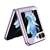 Samsung Galaxy Z Flip 5 Lensli Mor Rubber Klf - Resim: 2