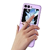Samsung Galaxy Z Flip 5 Yzkl Koyu Gri Rubber Klf - Resim: 4