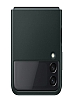 Samsung Galaxy Z Flip3 5G Orijinal Yeil Deri Klf - Resim 3