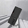 Samsung Galaxy Z Fold4 Karbon Grnml Kartlkl Siyah Silikon Klf - Resim: 4