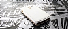 Samsung i8160 Galaxy Ace 2 nce Yan Kapakl Beyaz Klf - Resim: 1