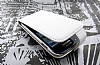 Samsung i8190 Galaxy S 3 Mini Kapakl Beyaz Deri Klf - Resim: 1