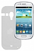 Samsung i8190 Galaxy S3 Mini Bataryal Beyaz Klf - Resim 2