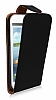 Samsung i8550 Galaxy Win Dik Kapakl Siyah Deri Klf